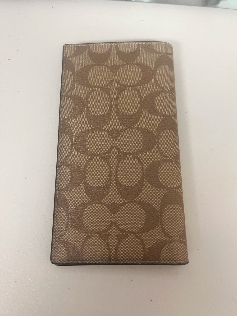 Coach 91645 Slim Passport Wallet in Colorblock Signature Canvas QBQ9J